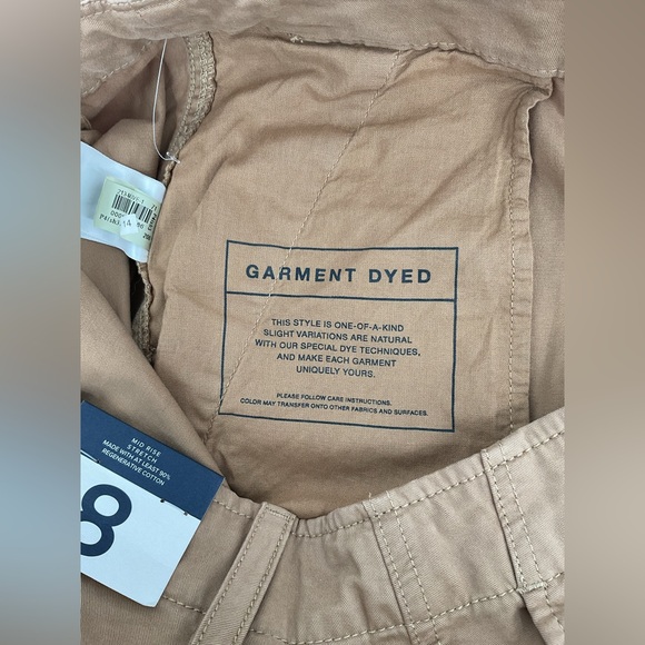 NWT GAP Downtown Khaki Pants Women 8 Mojave Mid Rise Stretch Chino Garment Dyed - Picture 10 of 10